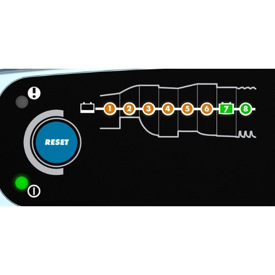 CTEK Lithium XS side view – compact 12V LiFePO4 charger for bikes and cars, trusted across India