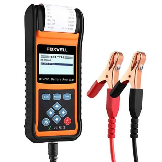 Foxwell BT 780 12V and 24v Battery Tester with Inbuilt Printer