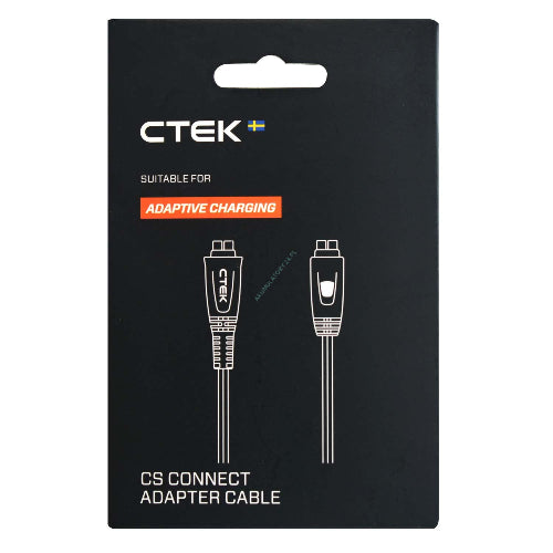 CTEK CS Connect adapter cable for CS One charger – proprietary connector with ring terminals for permanent battery installation, India