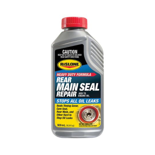 Rislone Concentrated Rear Main Seal Repair 44240 500ml bottle — engine oil leak stopper treatment for cars