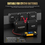 Autool BT760 battery charge checker shown beside a coin for size reference, compact design ideal for Indian workshops