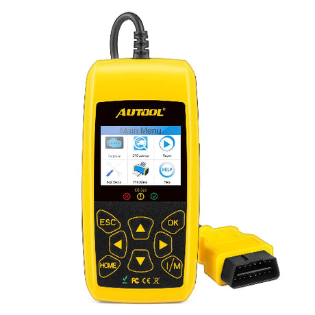 Autool CS520 OBD2 diesel scanner for Ashok Leyland diagnostics, all-systems car scan tool, India compatible