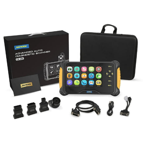 Person using auto OBD2 scanner on car dashboard in India, Autool CS606 reading fault codes effortlessly