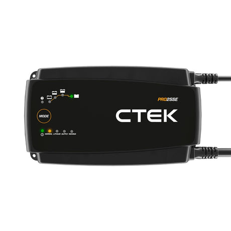 CTEK Pro25S 12V 25A smart battery charger for lead-acid and LiFePO4 batteries, ideal c tech charger for Indian vehicles