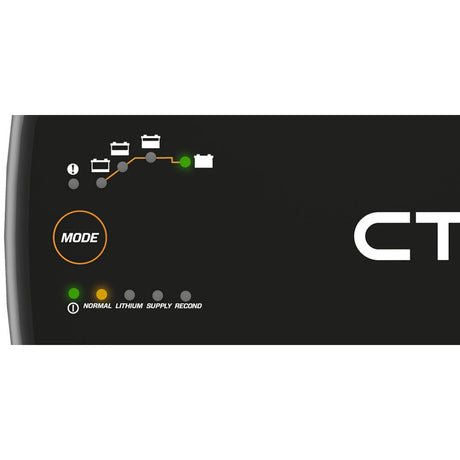 CTEK Pro25S 12V 25A charger side view – advanced c tech charger for lead-acid & LiFePO4 batteries, ideal for India
