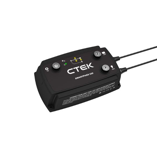 CTEK SmartPass 120S side view – advanced 12V dual battery manager for vehicles across India