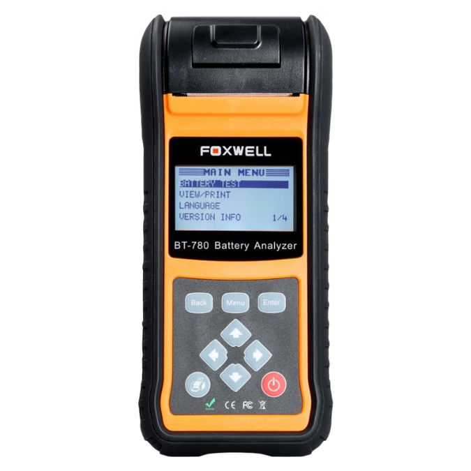 Foxwell BT 780 12V and 24v Battery Tester with Inbuilt Printer