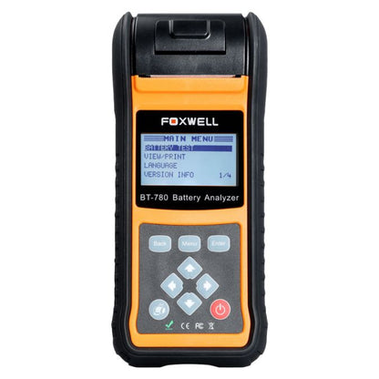 Foxwell BT 780 12V and 24v Battery Tester with Inbuilt Printer