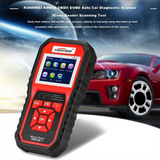 Mechanic using Konnwei KW850 OBD2 scanner to diagnose car engine fault codes — best OBD2 scanner for Indian cars