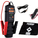 OzCharge RescueMate 500 batteryless capacitor booster close-up detail, compact jump starter for Indian car owners
