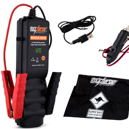 OzCharge RescueMate 500 Amp Batteryless Jump Starter