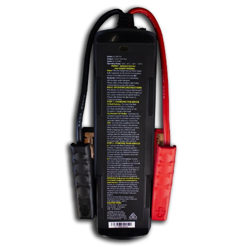 OzCharge RescueMate 750 capacitor jump starter without battery — compact detail view ideal for Indian car owners