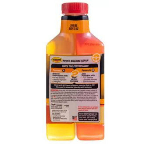 Rislone 44650 side view showing clear orange liquid engine treatment bottle available across India