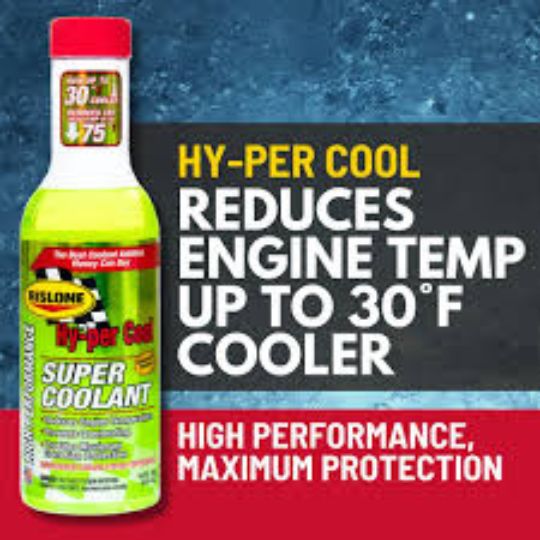 Rislone Hy-Per Cool 41300 coolant additive close-up detail, trusted cool coolant solution available in India