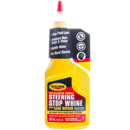 Rislone 350ml Power Steering Stop Leak bottle — trusted power steering fluid leak repair solution available in India