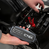 Ctek CT5 PowerSport smart 12V superbike battery charger with red clamps for powersport batteries in India