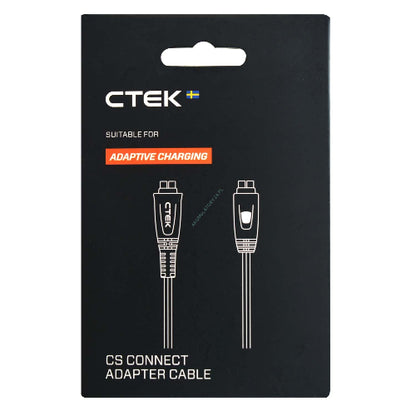 CTEK adapter cable packaging with cable illustration on a black background