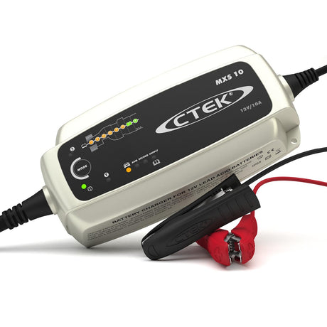 CTEK MXS 10 12V 10A car battery charger for AGM, GEL & Lead-Acid batteries — trusted by Indian drivers