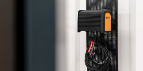 CTEK Pro 60 12V 60A automatic charger size reference for Lead-Acid & LiFePO4 batteries, available in India