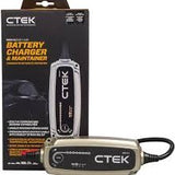 Ctek mxs 5.0 smart 12v battery charger and maintainer in sleek silver and black for cars and superbikes india official