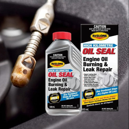 Rislone High Kilometre Oil Seal Engine oil Burning & Leak Repair 500 Ml
